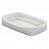 MidWest лежанка Double Bolster флисовая с двойным бортом 55х30 см белая